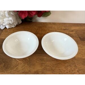 Vintage Milk Glass Diamond Pattern‎ Starburst Base Bowls White Serving Dishes
